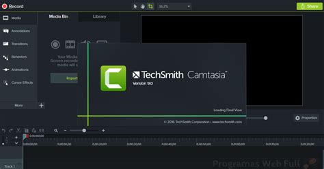 Camtasia Studio 9 full Crack, Grabación 4K y Soporte para 64  .